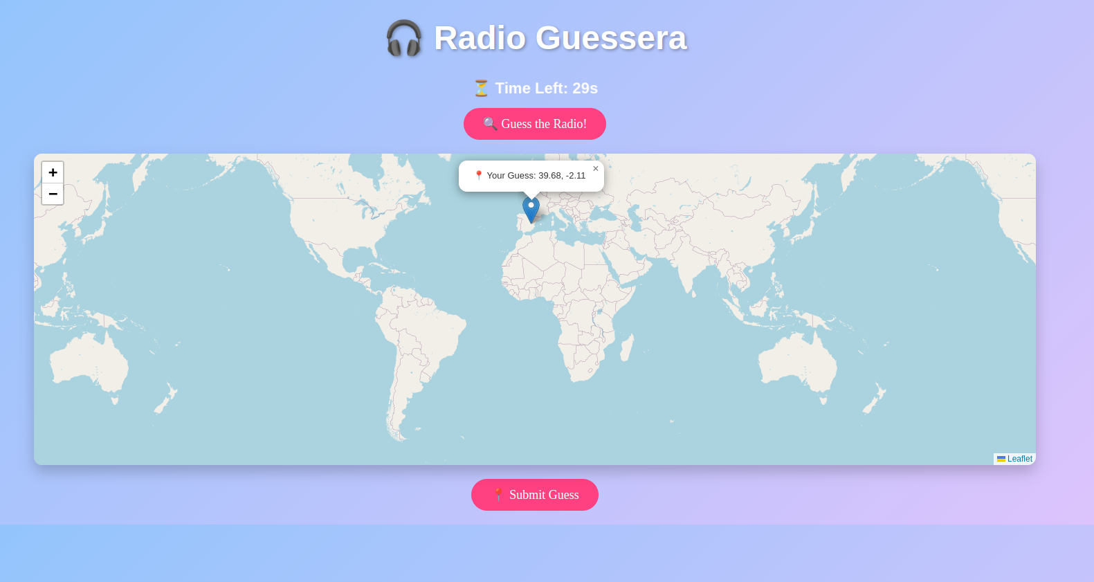 GeoGuesser but for radios